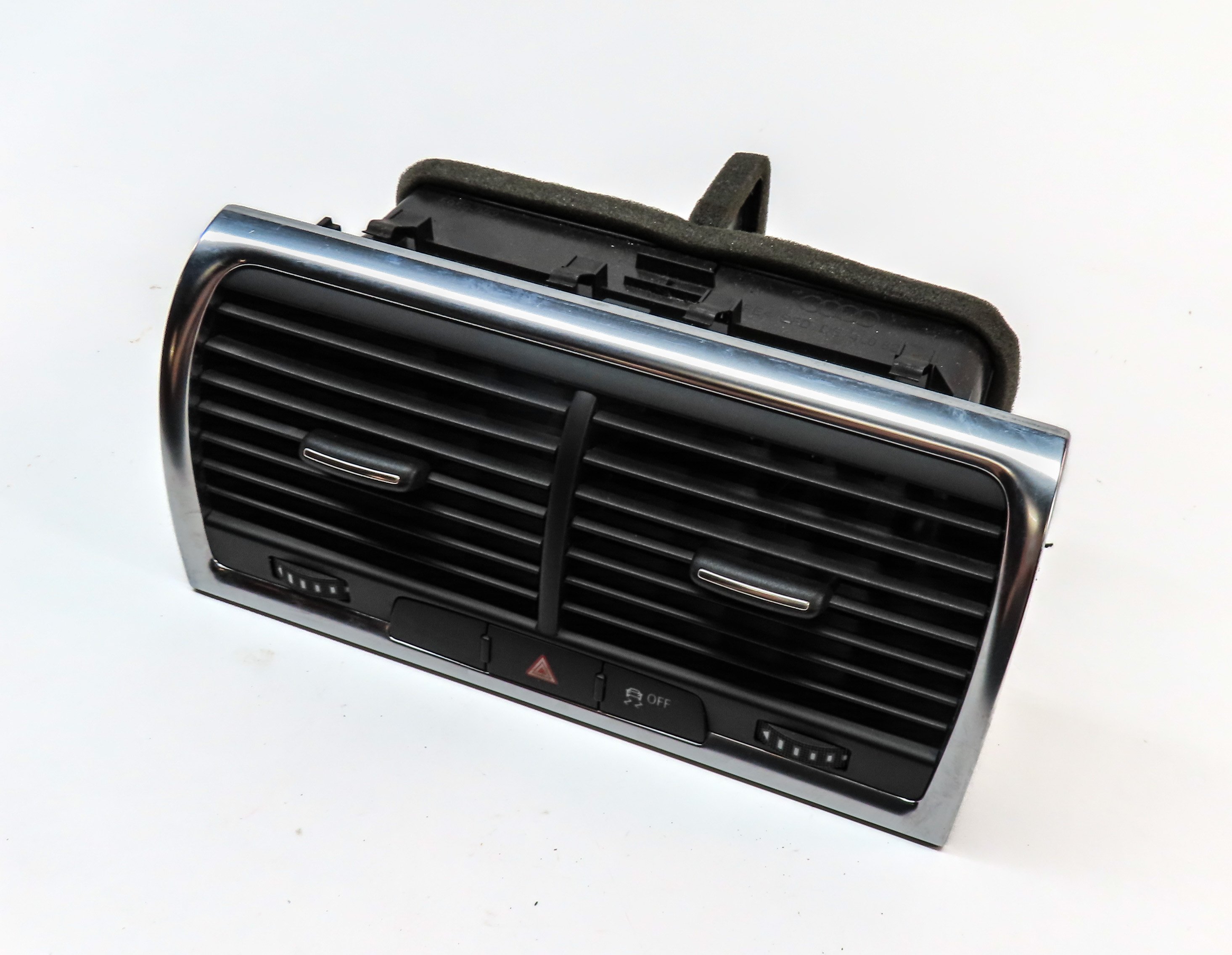 2011 AUDI Q7 (4L) FRONT CENTER DASH HEAT AIR AC HVAC DUAL VENT (Black) — exact item pictured